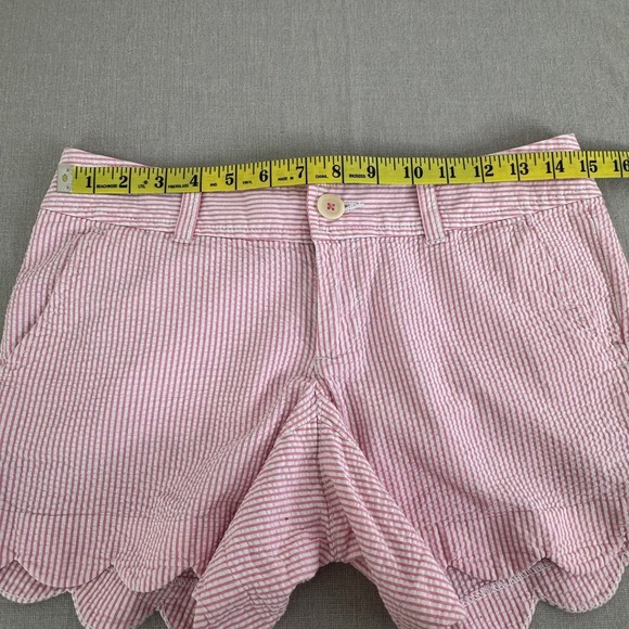 Lilly Pulitzer pink seersucker shorts - Picture 7 of 9